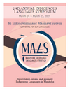 2nd Annual Indigenous Languages Symposium Booklet.