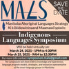 Manitoba Aboriginal Languages Strategy 2021 Symposium